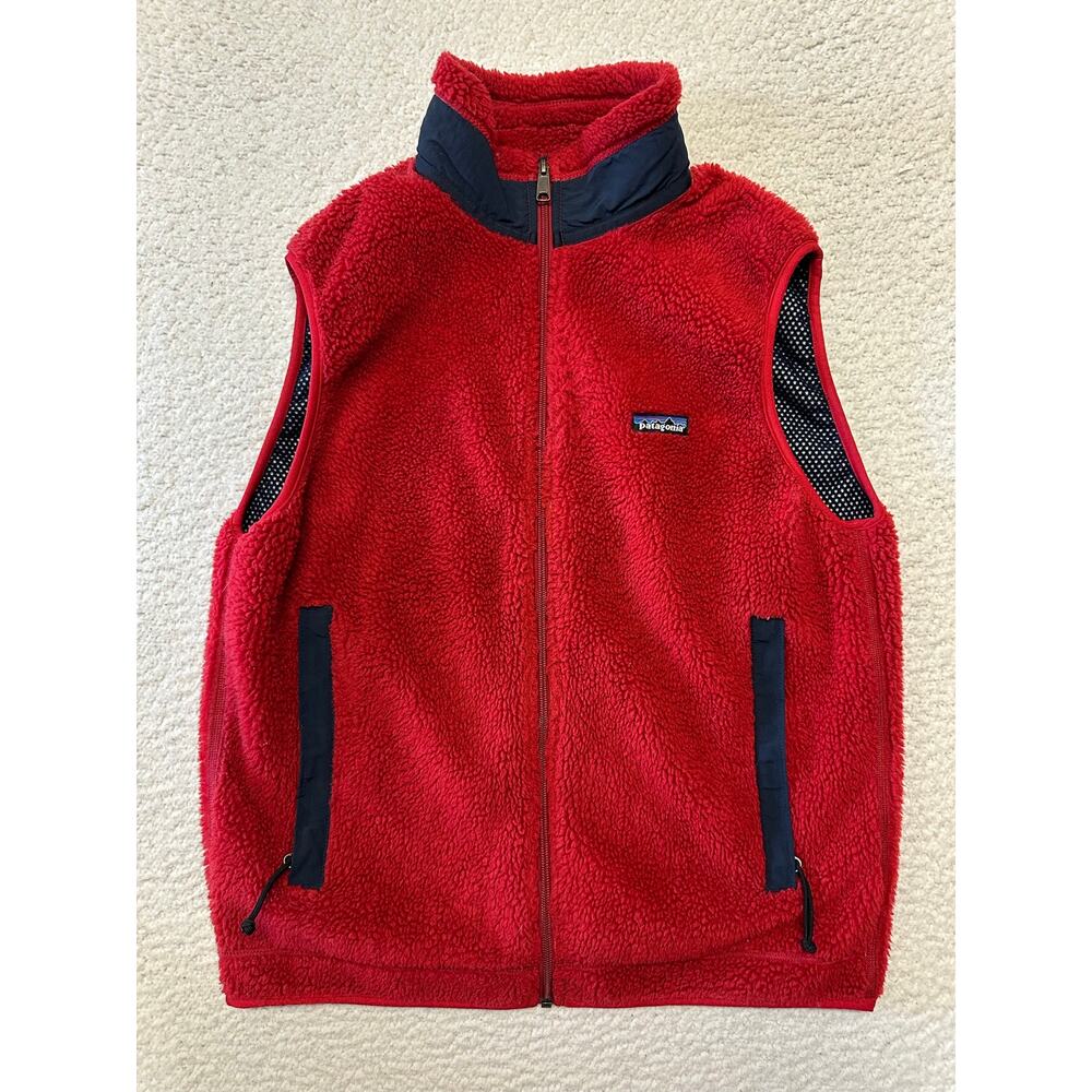 Vintage 1987 Mens Retro X Fleece Deep High Pile Vest Medium Made in USA